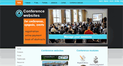 Desktop Screenshot of conference-websites-apps.com